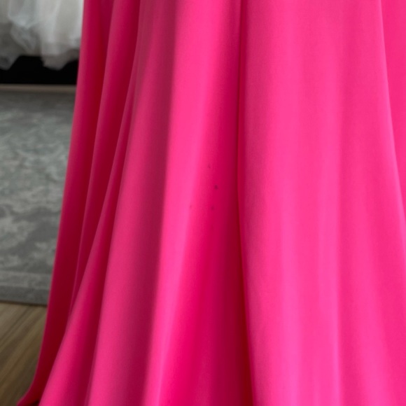 Hot Pink Prom Dress - Picture 6 of 7
